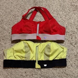 Shefit 1 Luxe Red and Yellow Sports Bras